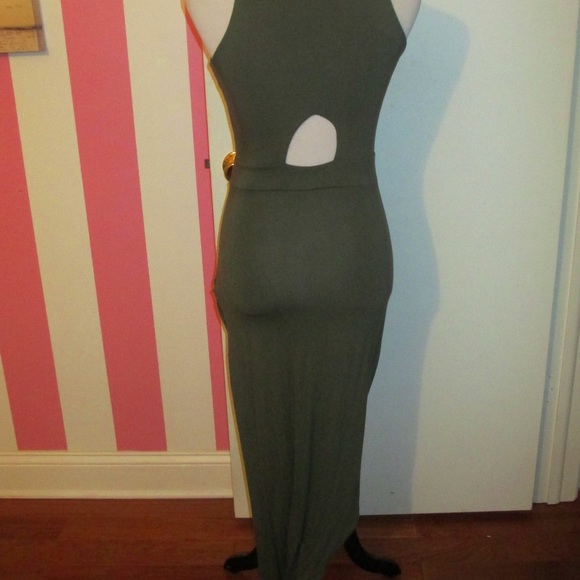 Green Asymmetrical dress in SIZE MEDIUM Womens - Picture 4 of 5